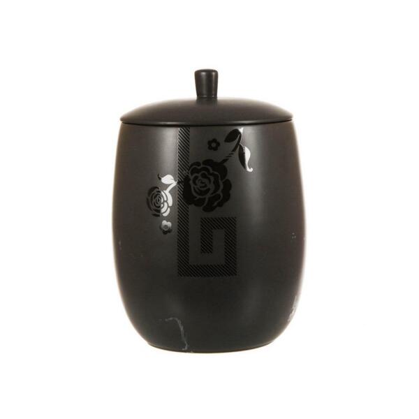 Фото Урна для туалета elmas керамика, черный d-14364