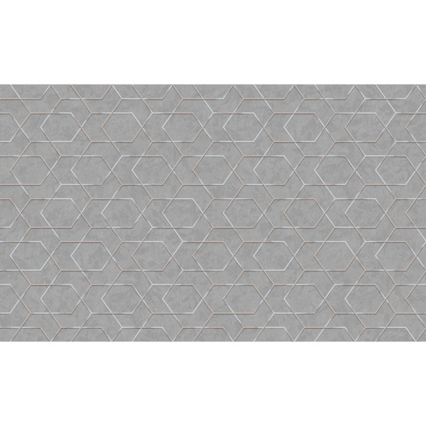 Фото Обои 168554-26 industry omega флизелин 1.06x10,05м геометрия серый