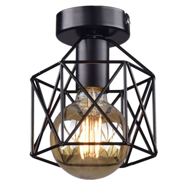 Фото Спот россвет  рс21101 bk/1c е27 1х60вт ip20