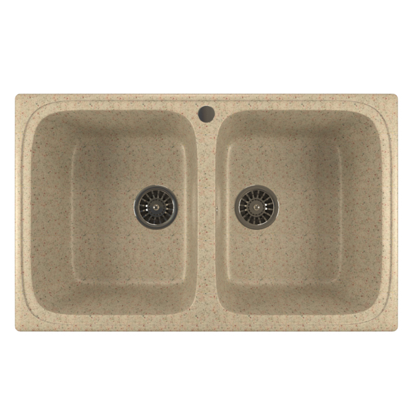 Фото Мойка кухонная искуственный мрамор mixline 49х77 525188