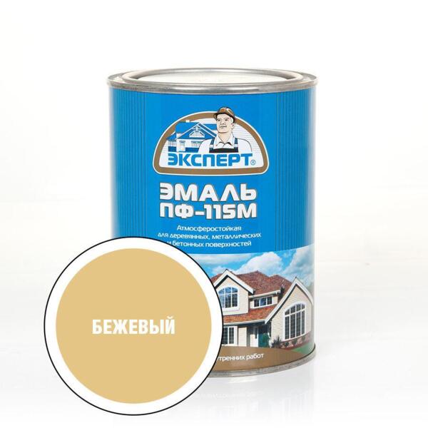 Фото Эмаль пф-115м эксперт 0,8кг бежевая