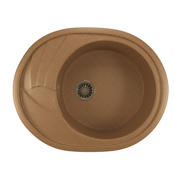 Фото Мойка кухонная искуственный мрамор mixline 46х57 525121