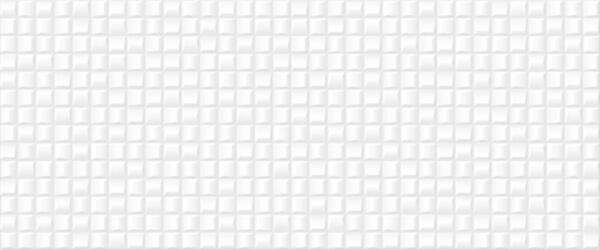 Фото Плитка настенная (рельеф) sweety white белый (мозаика) 02 25х60