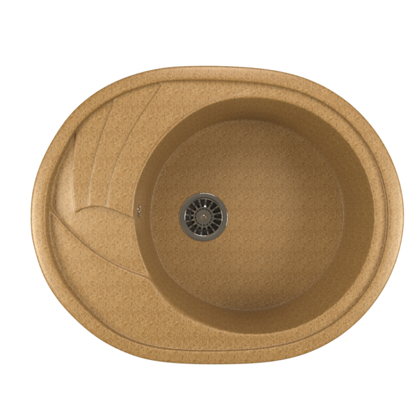 Фото Мойка кухонная искуственный мрамор mixline 46х57 525116