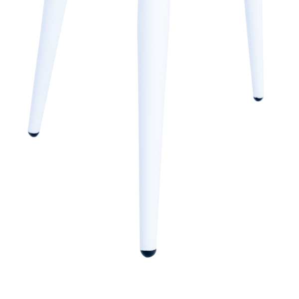 Фото Стул Leset дрим, каркас белый, велюр Vendetta 11 серый