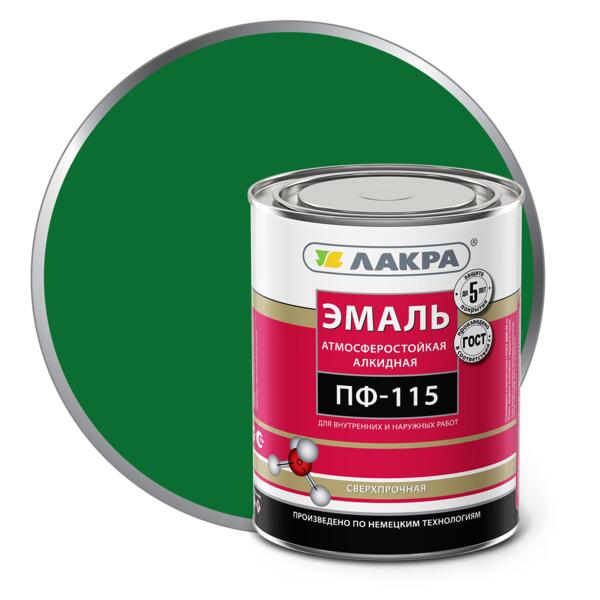 Фото Эмаль пф-115 (лакра) 1,0кг зеленый