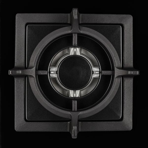 поверхность варочная газовая calore 60 bl krona независимая 00026315