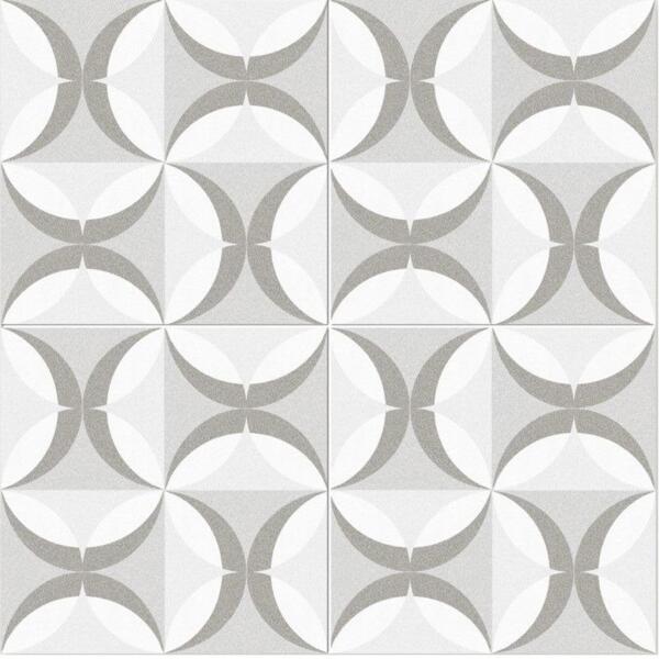 Фото Плитка напольная сut narbonne silver серый 45x45 53050