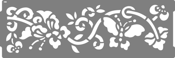 Фото Трафарет бордюр настроение 10613