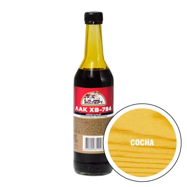 Фото Лак хв-784 эксперт сосна 0,5л