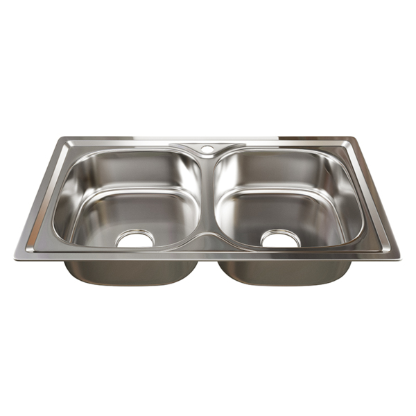 Фото Мойка кухонная нержавеющая сталь mixline 46х81 532312