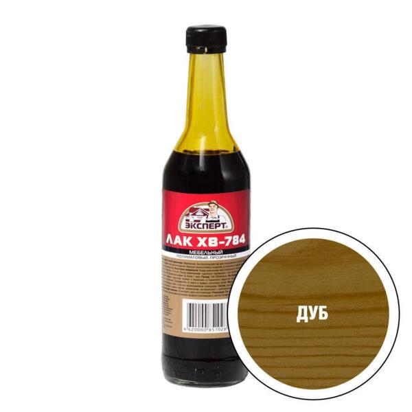 Фото Лак хв-784 эксперт дуб 0,5л