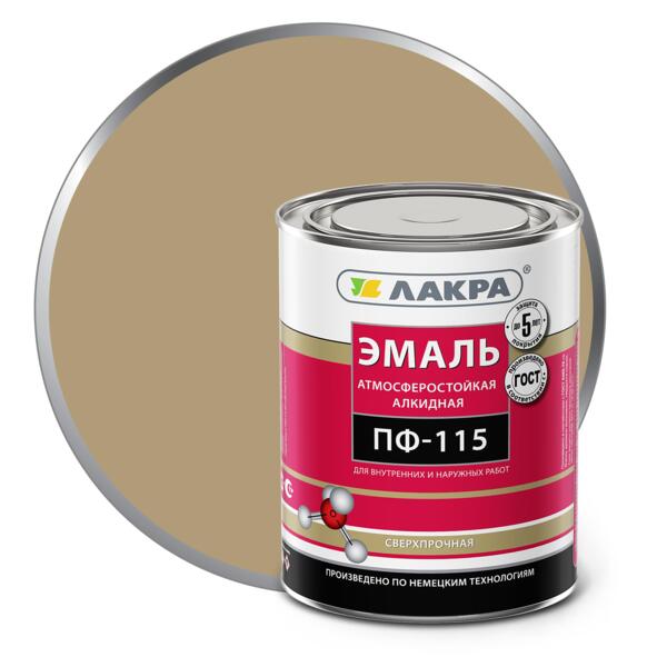 Фото Эмаль пф-115 (лакра) 1,0кг бежевый