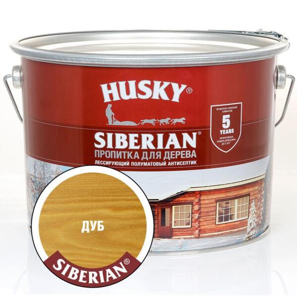 Фото Антисептик husky siberian дуб 9л