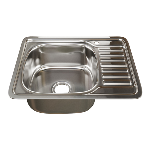 Фото Мойка кухонная нержавеющая сталь mixline 48х58 535617