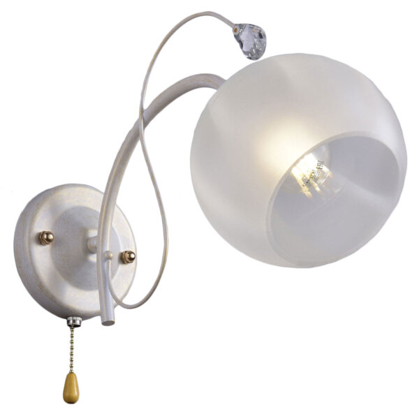 Фото Бра россвет импост рс21529 wt+fg/1w е27