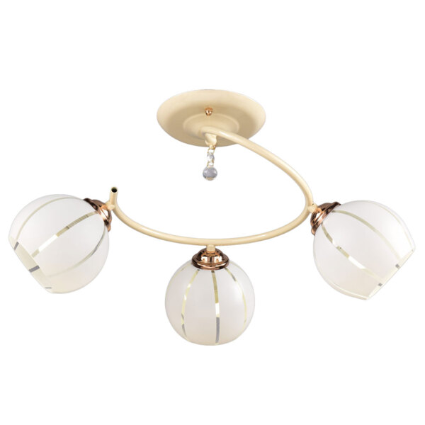 Фото Люстра потолочная россвет рс20967 yg+fg/3c е27 3x60вт ip20