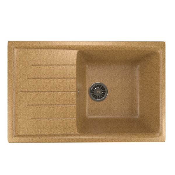 Фото Мойка кухонная искуственный мрамор mixline 50х75 525148