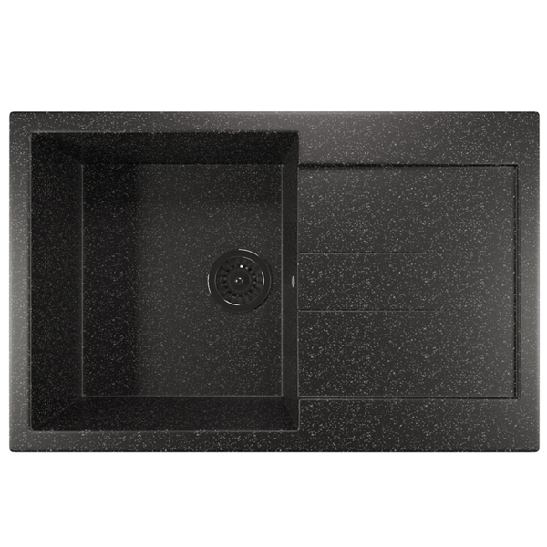 Фото Мойка кухонная искуственный мрамор mixline 77х49 537717