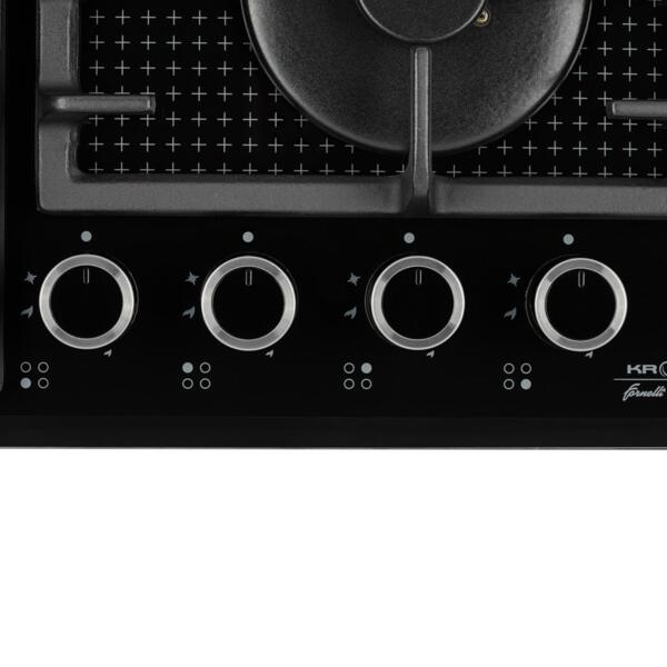 поверхность варочная газовая ardore 60 bl krona независимая 00026318