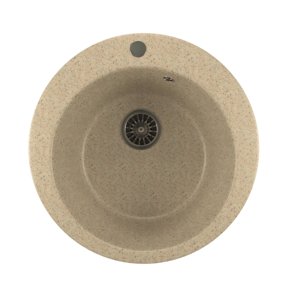 Фото Мойка кухонная искуственный мрамор mixline 49,5х49,5 525088