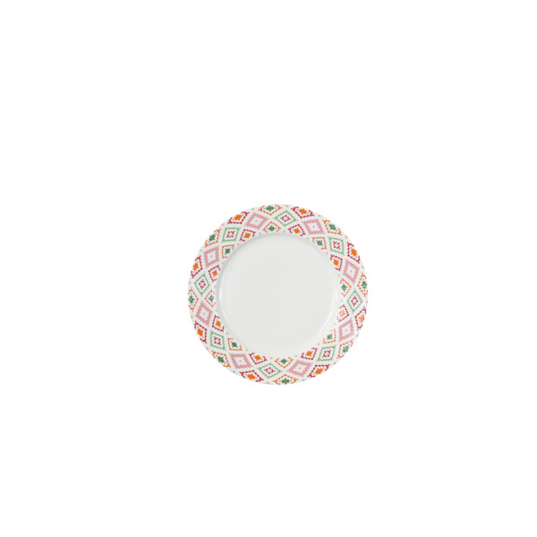 Фото Тарелка обеденная 23см glaze red apollo фарфор glr-04