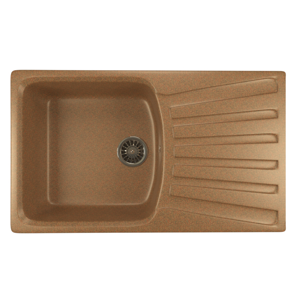 Фото Мойка кухонная искуственный мрамор mixline 48х83 525162