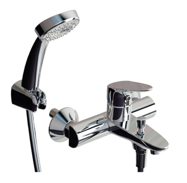 Фото Смеситель для ванны однорычажный bravat drop f64898c-b