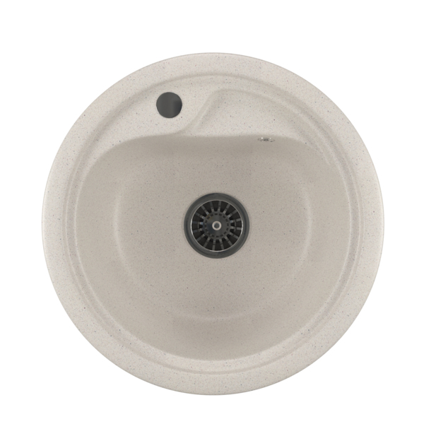 Фото Мойка кухонная искуственный мрамор mixline 44х44 525067