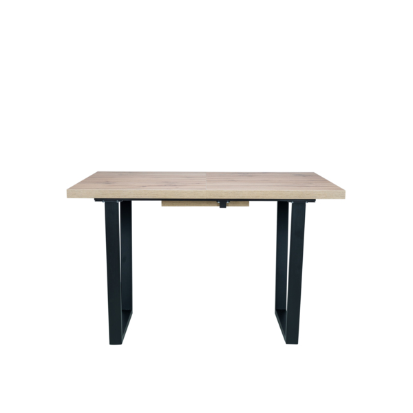Фото Стол раздвижной leset ларс 1р, дуб вотан, металл черный