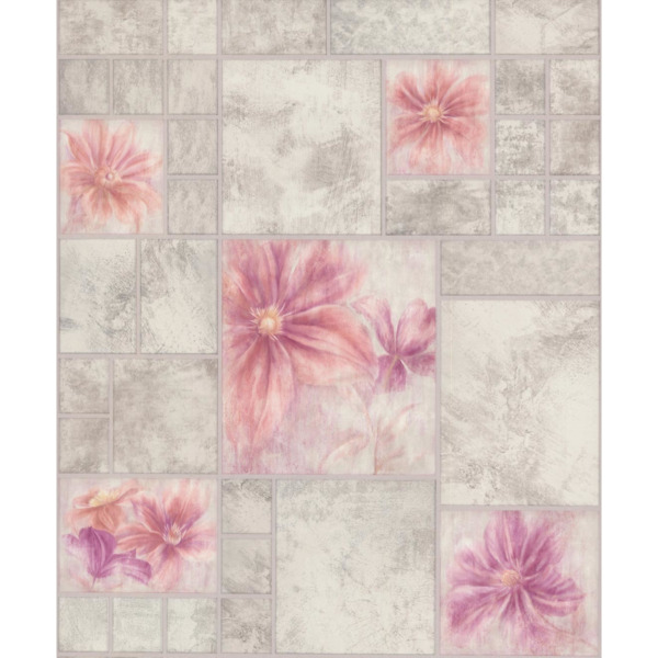 Фото Обои 10117-25 аспект бонжур винил 0.53x10,05м флористика бежевый