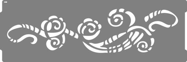 Фото Трафарет бордюр ампир 10590