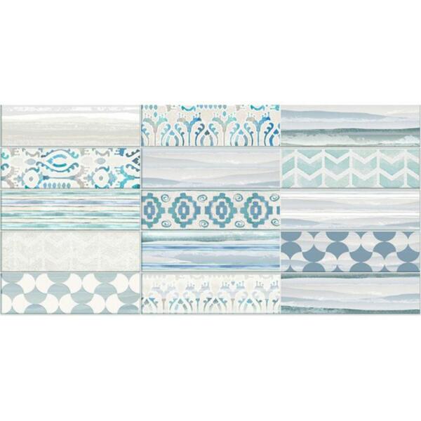 Фото Декор керамический ванкувер 25х50 голубой 04-01-1-10-05-61-1636-0