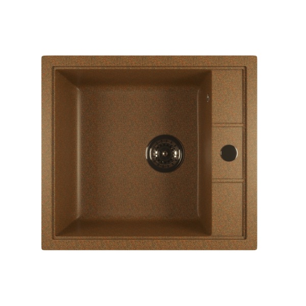 Фото Мойка кухонная искуственный мрамор mixline 45х50 533512