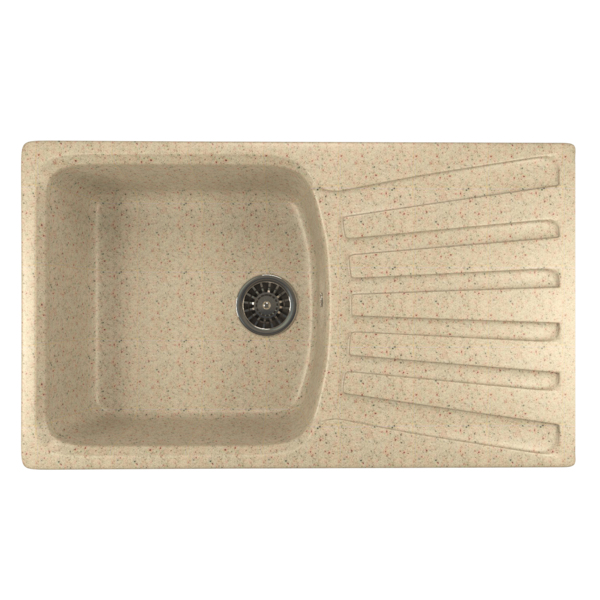 Фото Мойка кухонная искуственный мрамор mixline 48х83 525161