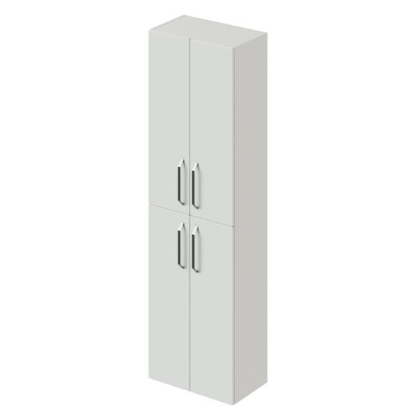 Фото Пенал подвесной/напольный итана white 50 500х300х1700 (белый глянец)