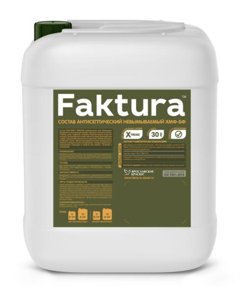 Фото Состав faktura антисептический невымываемый хмф -бф, 5 л