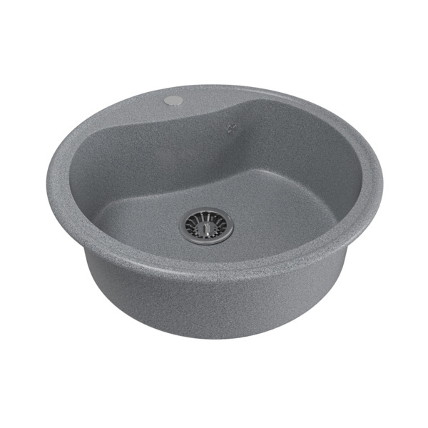 Фото Мойка кухонная искуственный мрамор mixline 49х49 533501