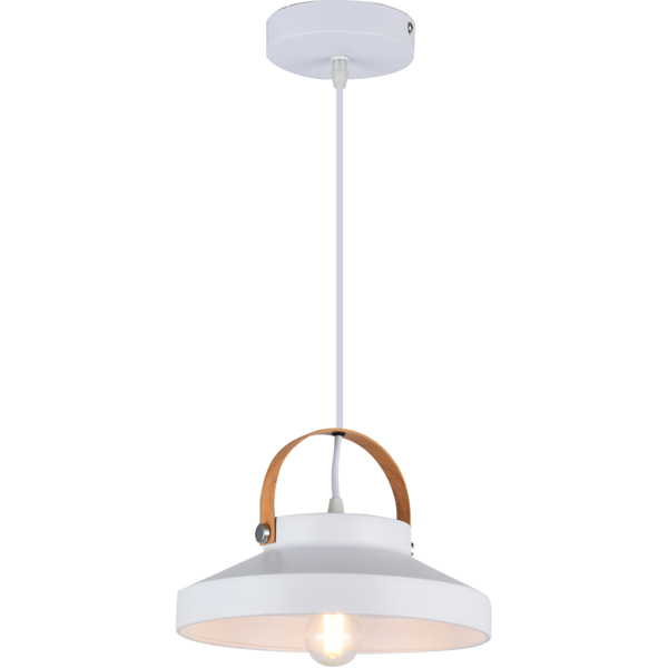 Фото Светильник подвесной toplight wendi tl1225h-01wh е27 ip20 белый
