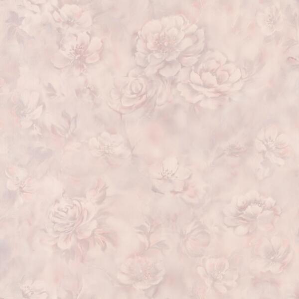 Фото Обои 7143-08 euro decor blooming флизелин 1.06x10,05м флористика розовый