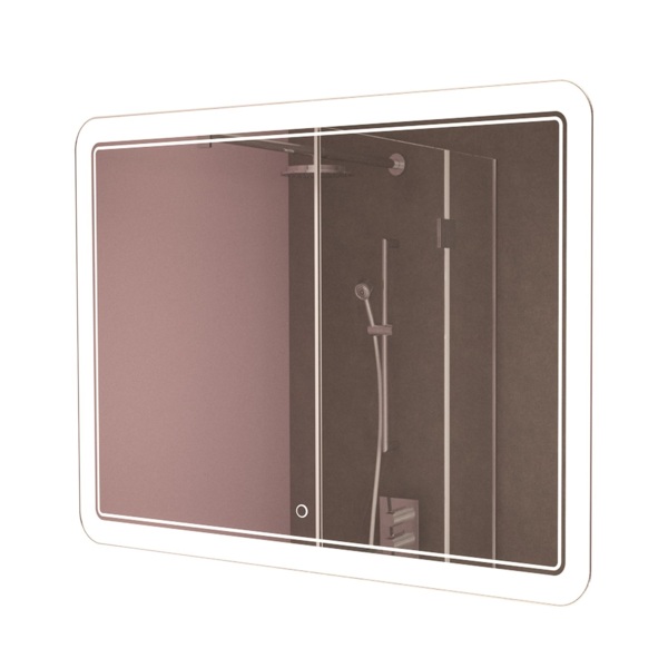 Фото Зеркало с подсветкой mixline умберто 100х80 545530