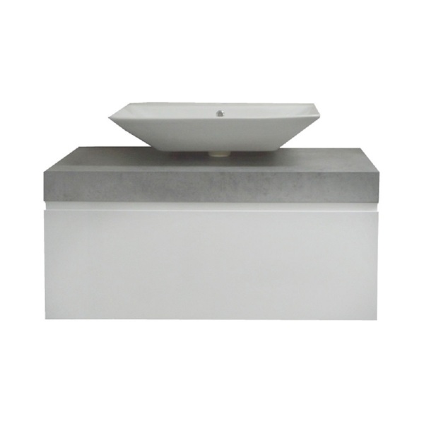 Фото Тумба подвесная azario latina 100 с раковиной top counter 65 cs00060591