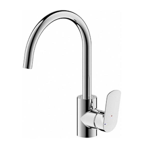 Фото Смеситель для кухни однорычажный bravat rhein f7429564cp-eng