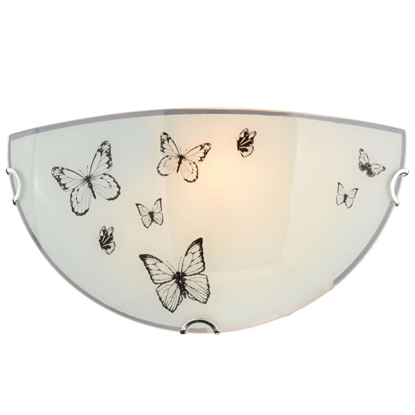 Фото Светильник россвет рс-023 мотылек гл. половинка е27 60вт