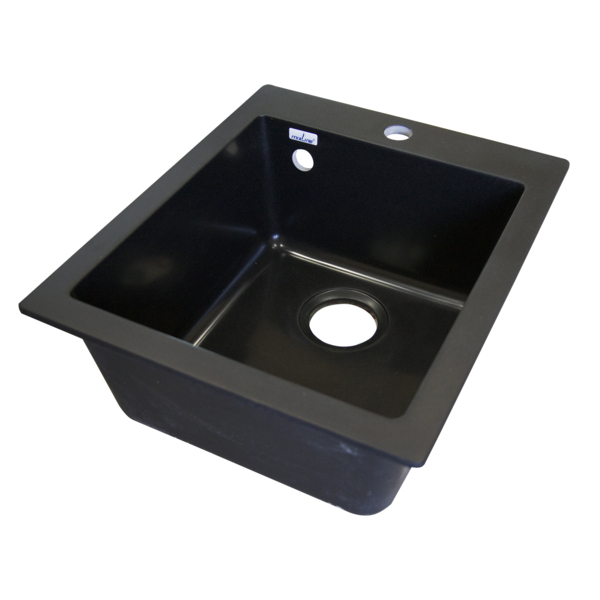 Фото Мойка кухонная искуственный мрамор mixline 49х42 547591