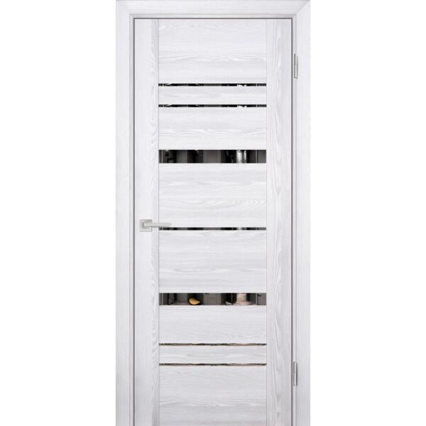 Фото Полотно дверное остеклённое psk-2 2000х600мм.,nanotex, цвет ривьера айс