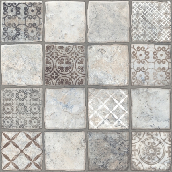 Фото Керамогранит карфаген светло-серый 1 д 40х40