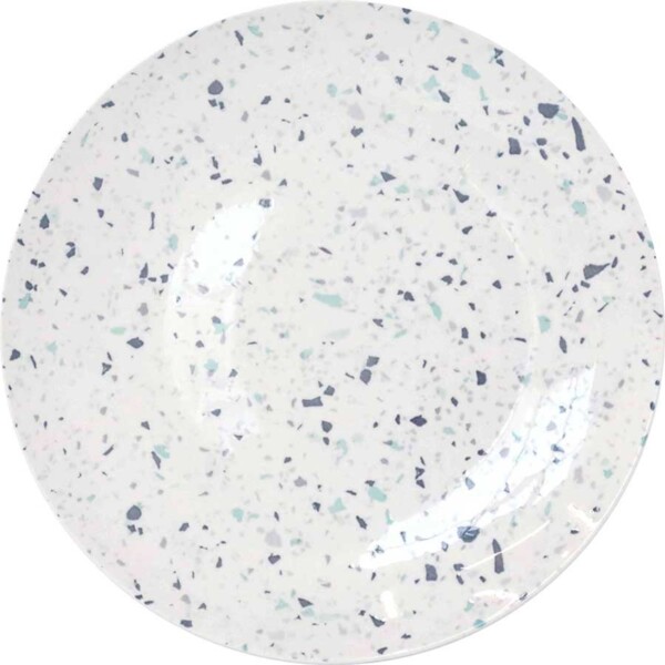 Фото Тарелка обеденная 27см terrazzo apollo фарфор серо-бирюзовый ter-34-gt