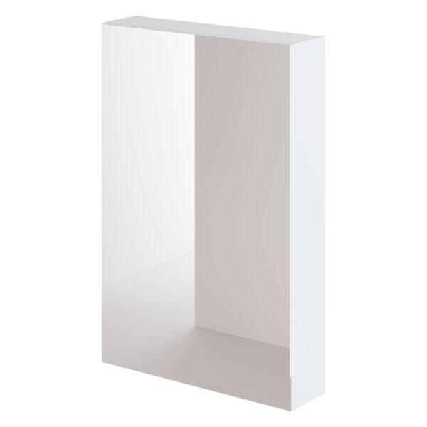 Фото Зеркальный шкаф итана александра 50 500х130х750 (белый глянец)