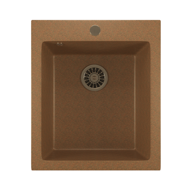 Фото Мойка кухонная искуственный мрамор mixline 49х42 525097